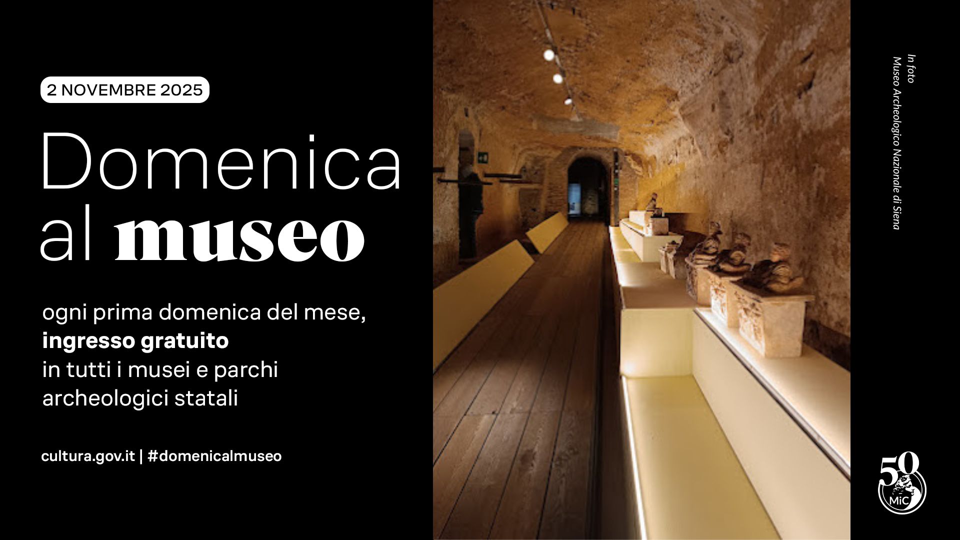 2 novembre 2025 Domenicalmuseo: Museo Archeologico Nazionale